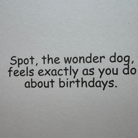 
              Dog and Cake Card
            