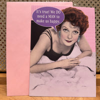 
              Red Haired Women Card
            