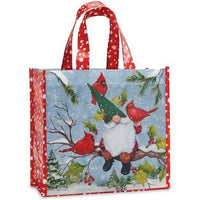 Gnome Cardinals Reusable Gift Bag M