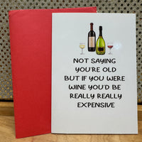 
              Wine Birthday Card
            