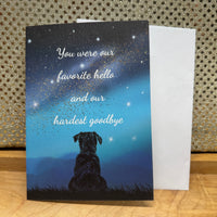 
              Favorite Hello Hardest Goodbye Card
            