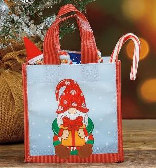 Gnome Present Reusable Gift Bag S