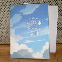 
              Your Life Was a Blessing Card
            