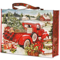 Red Truck w/Tree Reusable Gift Bag XL