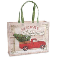 Red Truck New Tree Reusable Gift Bag XL