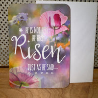 
              He Is Not Here Card
            