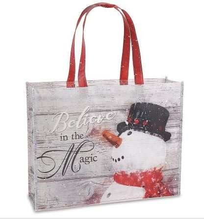 Snowman Magic Reusable Gift Bag XL