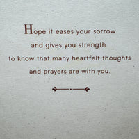 
              With Sympathy Card
            
