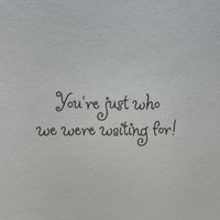 
              Welcome Baby Card
            