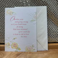 
              Yellow Roses Anniversary Card
            