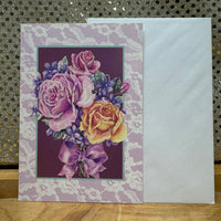 
              Pink and Orange Boquet Anniversary Card
            