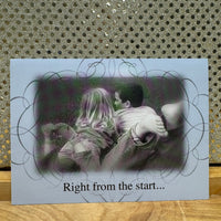 
              Blue Anniversary Card
            