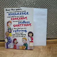 
              Retirement Card from the Office
            