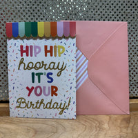 
              Hip Hip Hooray Birthday Card
            