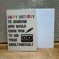 
              Cassette Tape Birthday Card
            