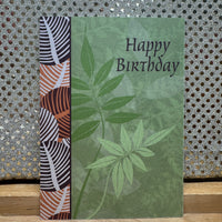 
              Green Leaf Birthday Card
            