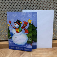 
              Snowman "Holly Jolly" Gift Card Holder
            