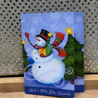 
              Snowman "Holly Jolly" Gift Card Holder
            