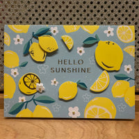 
              Hello Sunshine Lemons Card
            