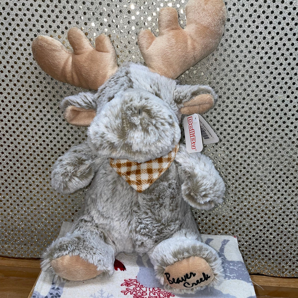 Moose Plush w bandana 