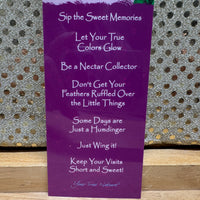 
              Your True Nature Hummingbird Bookmark
            