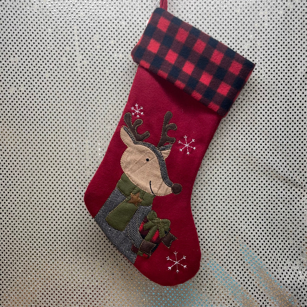 Buffalo Plaid/Deer Stocking