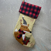 Buffalo Plaid/Fox Stocking