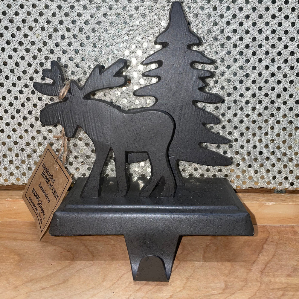 Moose & Tree Stocking Hanger