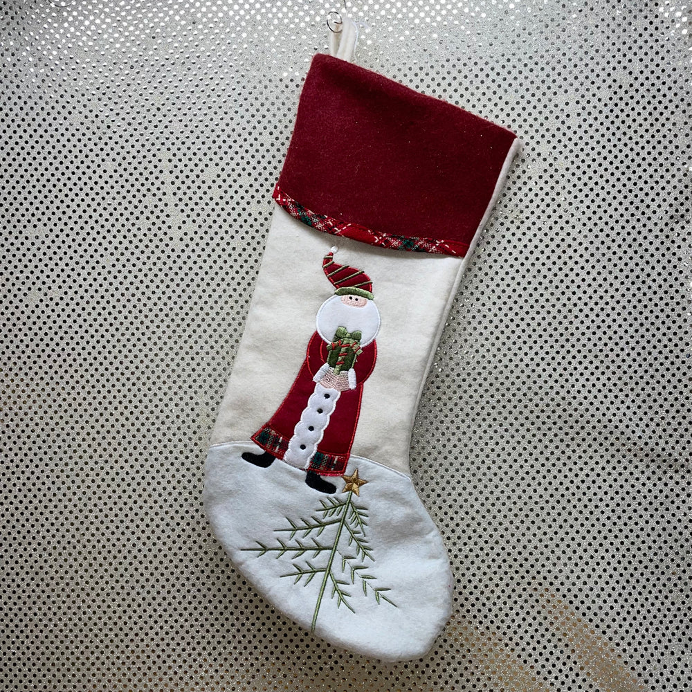 Old-Time Santa w/Gift Stocking