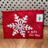 
              Snowflake Money/Gift Card Holder
            