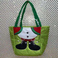 Legs Felt Tote - Snowman