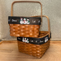 
              Let It Snow Snowman Basket (2 sizes)
            