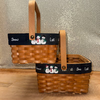 
              Let It Snow Snowman Basket (2 sizes)
            