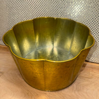 
              Gold Scalloped Metal Basket
            