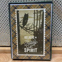 
              Believe Holiday Spirit Owl Boxed Cards
            