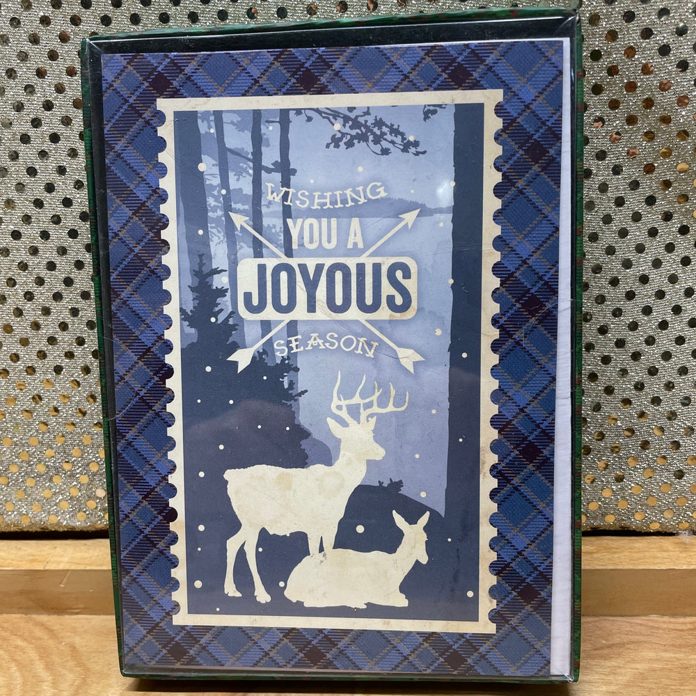 Joyous Season Deer Boxed Cards