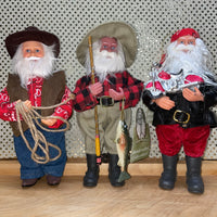 
              Santa Cowboy, Fisherman, Motorcylist (3 styles)
            