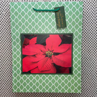 Poinsettia Luxury Gift Bag L