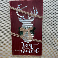 Corrugated Tin Deer/Tree Twine