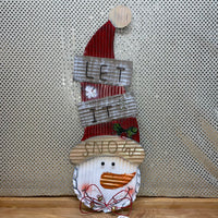 Corrugated Tin Snowman