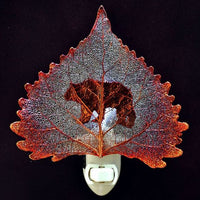 Real Leaf Night Light - Bear Iridescent Cottonwood