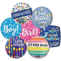 17" Helium Milar Balloon
