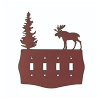
              Switchplate Cover - Bear, Moose, or Trees
            