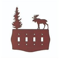 Switchplate Cover - Bear, Moose, or Trees