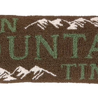 On Mountain Time Hook Pillow