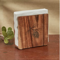 
              Rustic Bear Wood Napkin Holder
            