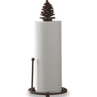 Pinecone Paper Towel Holder