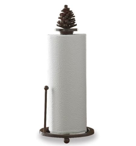 Pinecone Paper Towel Holder