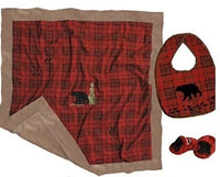
              Red Plaid Boxed Bear Baby Gift Set
            