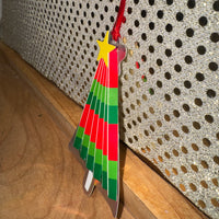 
              Red and Green Tree Gift Tag
            